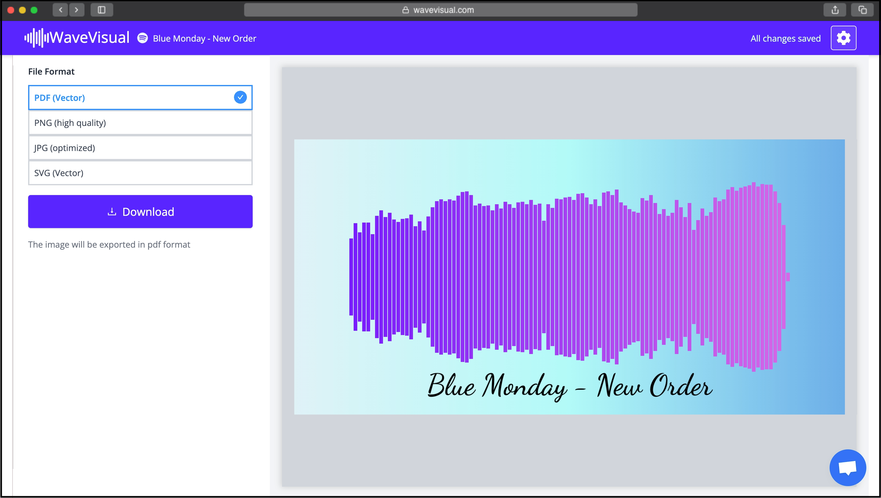Download tab screenshot